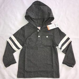 Gymboree gray hooded long sleeve shirt 3T hoodie